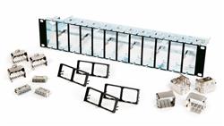 1711686-1 Панель AMP CO Ultra High Density, 24 порта, 2U, светло серая 1711686-1 Панель AMP CO Ultra High Density, 24 порта, 2U, светло серая