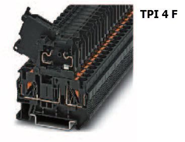 TPI4F Клемма push-in с держателем предохранителя 2 контакта 4 мм2, черная, упак (45 шт) TPI4F Клемма push-in с держателем предохранителя 2 контакта 4 мм2, черная, упак (45 шт)