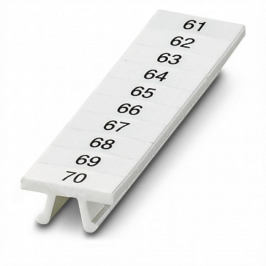 31260068 Шильдик маркировочный ПМК 4,ВЕРТ: 61-70, упак (100 шт)