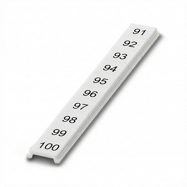 31260756 Шильдик маркировочный ПМКП 5,ВЕРТ: 91-100, упак (100 шт)