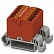 3273158 Распределительный блок PTFIX 12X2,5-NS35A RD, упак (8 шт)
