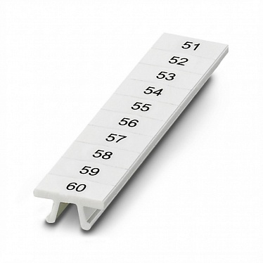 31260599 Шильдик маркировочный ПМК 8,ВЕРТ: 51-60, упак (100 шт)
