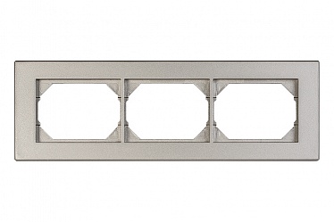 4779101516579 Рамка 3-местная R03/XPch, упак (15 шт)