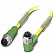 1696073 Кабель датчика/исполнителя SAC-4P-M12MS/1,5-PUR/M12FR D