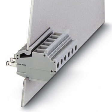 0708357 Клеммник проходной панельный DFK 4, упак (50 шт)