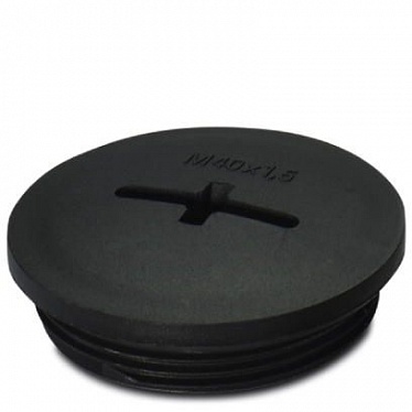 1415210 Резьбовой колпачок A-INSP-M40-65N-P-BK, упак (5 шт)