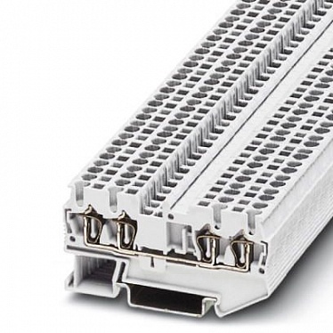 3037449 Проходные клеммы ST 2,5-QUATTRO WH, упак (50 шт) 3037449 Проходные клеммы ST 2,5-QUATTRO WH, упак (50 шт)