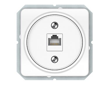 4779101630282 Розетка KLRJ45-15e2-02/LXww, упак (10 шт)