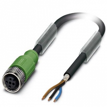 1682786 Кабель датчика/исполнителя SAC-3P- 1,5-PUR/M12FS SH