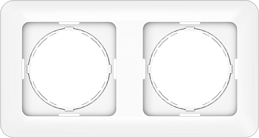 4779101510065 Рамка 2-местная R02/SLww, упак (20 шт)