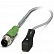1453300 Кабель датчика/исполнителя SAC-3P-MS/ 5,0-PUR/KMYZ9 SCO