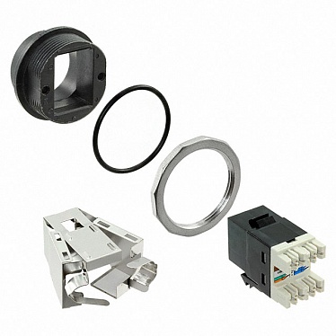 1479564-2 Модульное гнездо EtherSeal экр. SL, кат.5E, IP67 1479564-2 Модульное гнездо EtherSeal экр. SL, кат.5E, IP67