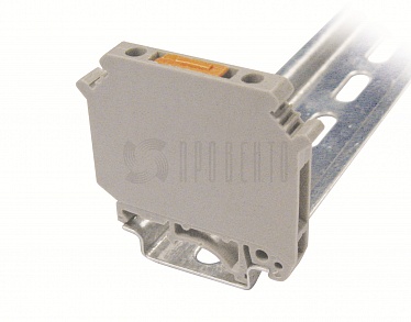 TB4DC  Клемма винтовая c ножевым размыкателем 4 мм2, серая, упак (40 шт)