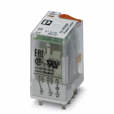 2903668 Одиночное реле REL-IR2/L-230AC/2X21 2903668 Одиночное реле REL-IR2/L-230AC/2X21