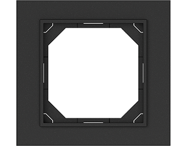 4779101119749 Рамка R01/QRblack, упак (40 шт)