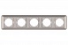4779101519396 Рамка 5-местная R05/SLmt, упак (10 шт)