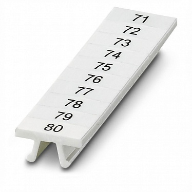 31260069 Шильдик маркировочный ПМК 4,ВЕРТ: 71-80, упак (100 шт)