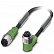1681570 Кабель датчика/исполнителя SAC-3P-M12MS/ 3,0-PUR/M12FR