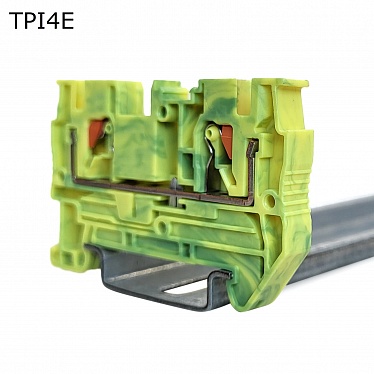 TPI4E Клемма push-in проходная 2 контакта 4 мм2, заземляющая, упак (45 шт) TPI4E Клемма push-in проходная 2 контакта 4 мм2, заземляющая, упак (45 шт)