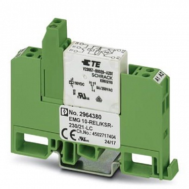 2964380 Модуль реле EMG 10-REL/KSR-230/21-LC 2964380 Модуль реле EMG 10-REL/KSR-230/21-LC