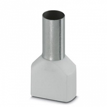 1213207 Кабельный наконечник AI-TWIN  2X16   -16 WH, упак (50 шт)