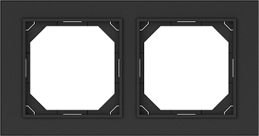 4779101119756 Рамка R02/QRblack, упак (20 шт)