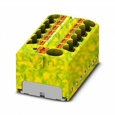 1153438 Распределительный блок PTFIX 10/12X4 GNYE, упак (8 шт) 1153438 Распределительный блок PTFIX 10/12X4 GNYE, упак (8 шт)