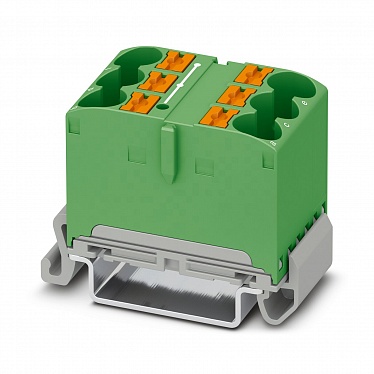 1082483 Распределительный блок PTFIX 6X10/S-NS35A GN, упак (10 шт)