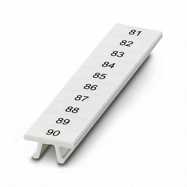 31260140 Шильдик маркировочный ПМК 5,ВЕРТ: 81-90, упак (100 шт)