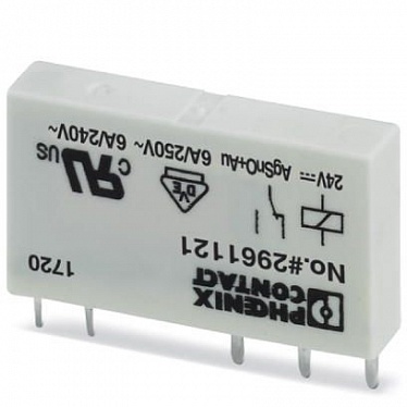 2961121 Одиночное реле REL-MR- 24DC/21AU 2961121 Одиночное реле REL-MR- 24DC/21AU