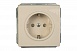 4779101111286 Розетка с заземлением, со шторками,  без рамки RP16-002-22/STiv, упак (10 шт)