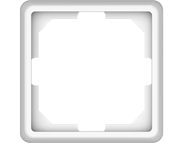 4779101510232 Рамка 1-местная R01/STww, упак (40 шт)