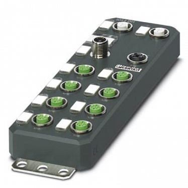 2701496 Преобразователь ввода/вывода AXL E EIP IOL8 DI4 M12 6P