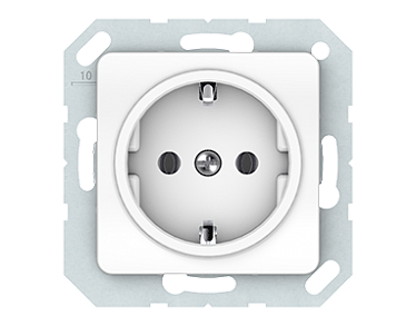4779101100181 Розетка RP16-002-02/SLww, упак (10 шт)
