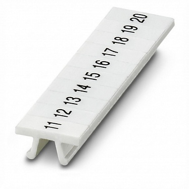 31260053 Шильдик маркировочный ПМК 4,ГОРИЗ: 11-20, упак (100 шт)