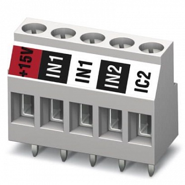 1700344 Клеммник печатной платы MKDS 3/ 5 CRWH BDMC:+15,IC2