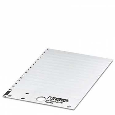 0828802 Пластиковая табличка US-EMLP (35X9), упак (10 шт)