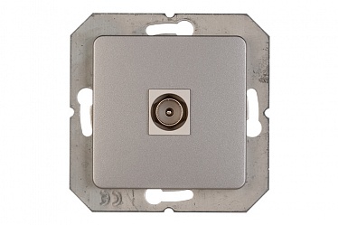 4779101639971 Телевизионная розетка б\р  TVL01-02/SLmt, упак (10 шт)