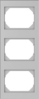 4779101519341 Рамка 3-местная вертикальная RV03/XPmt, упак (10 шт)