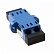 6457567-4 Адаптер оптический LC - LC Duplex, с керамической гильзой, синий, SM
