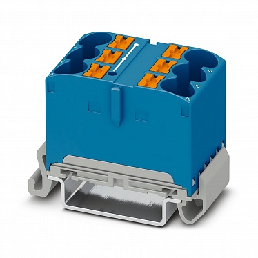 1082480 Распределительный блок PTFIX 6X10/S-NS35A BU, упак (10 шт)