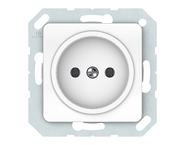 4779101110029 Розетка без заземления и без рамки  RP16-001-02/STww, упак (10 шт)
