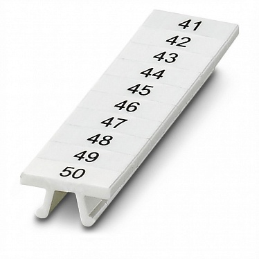 31260066 Шильдик маркировочный ПМК 4,ВЕРТ: 41-50, упак (100 шт)