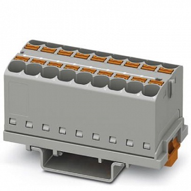 3273570 Распределительный блок PTFIX 18X4-NS35 GY, упак (8 шт) 3273570 Распределительный блок PTFIX 18X4-NS35 GY, упак (8 шт)