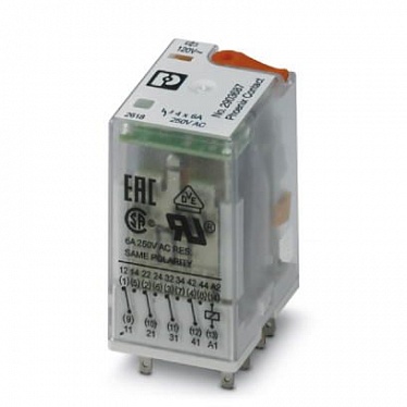 2903687 Одиночное реле REL-IR4/L-120AC/4X21 2903687 Одиночное реле REL-IR4/L-120AC/4X21