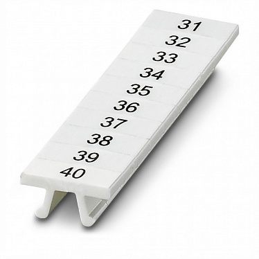 31260065 Шильдик маркировочный ПМК 4,ВЕРТ: 31-40, упак (100 шт)