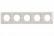 4779101510102 Рамка 5-местная R05/SLww, упак (10 шт)