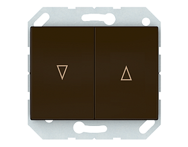 4779101413045 Кнопка для жалюзи  без рамки P410-020-02/XPbr, упак (10 шт)