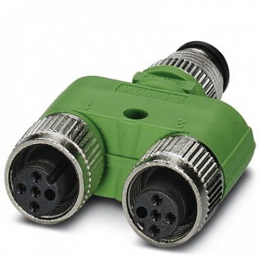 1683413 Y-разветвитель SAC-3P-M12Y/2XM12FS B PE 1683413 Y-разветвитель SAC-3P-M12Y/2XM12FS B PE
