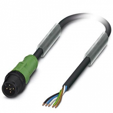 1442418 Кабель датчика/исполнителя SAC-5P-M12MS/ 5,0-PUR P 1442418 Кабель датчика/исполнителя SAC-5P-M12MS/ 5,0-PUR P